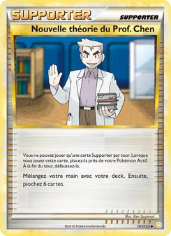 Carte Pokémon Nouvelle théorie du Prof. Chen 101 — HeartGold SoulSilver