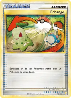 Carte Pokémon Échange 102 — HeartGold SoulSilver