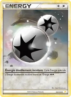 Carte Pokémon Énergie doublement incolore 103 — HeartGold SoulSilver