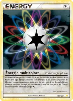 Carte Pokémon Énergie multicolore 104 — HeartGold SoulSilver
