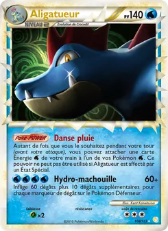 Carte Pokémon Aligatueur 108 — HeartGold SoulSilver