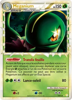 Carte Pokémon Meganium 109 — HeartGold SoulSilver