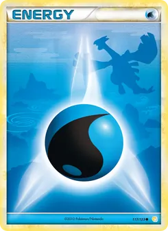 Carte Pokémon Énergie Eau 117 — HeartGold SoulSilver