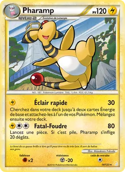 Carte Pokémon Pharamp 14 — HeartGold SoulSilver