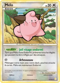 Carte Pokémon Mélo 17 — HeartGold SoulSilver