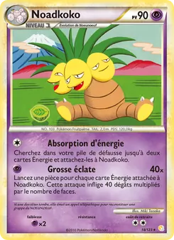 Carte Pokémon Noadkoko 18 — HeartGold SoulSilver