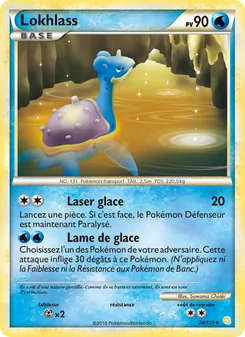 Carte Pokémon Lokhlass 24 — HeartGold SoulSilver