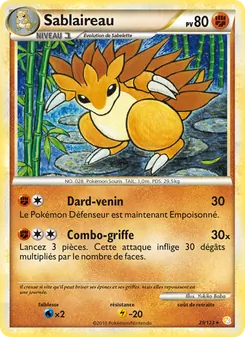 Carte Pokémon Sablaireau 29