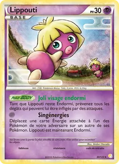 Carte Pokémon Lippouti 30