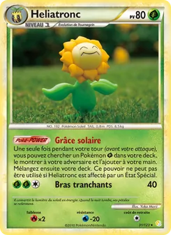 Carte Pokémon Heliatronc 31