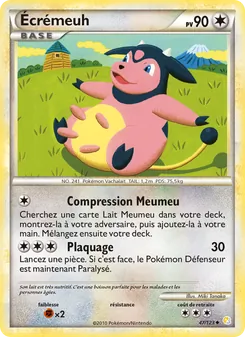 Carte Pokémon Écrémeuh 47