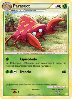 Carte Pokémon Parasect 48