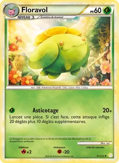 Carte Pokémon Floravol 51