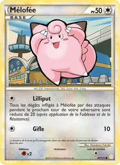 Carte Pokémon Mélofée 60 — HeartGold SoulSilver