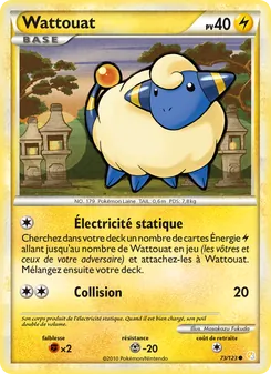 Carte Pokémon Wattouat 73 — HeartGold SoulSilver