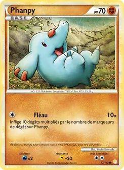 Carte Pokémon Phanpy 77