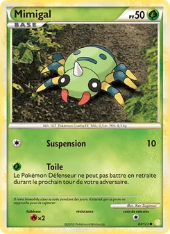 Carte Pokémon Mimigal 83