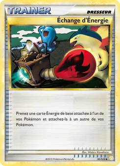 Carte Pokémon Échange d’Énergie 91 — HeartGold SoulSilver
