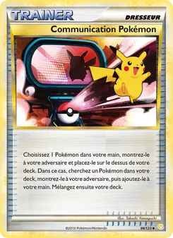 Carte Pokémon Communication Pokémon 98 — HeartGold SoulSilver