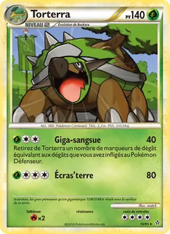 Carte Pokémon Torterra 10 — Déchaînement