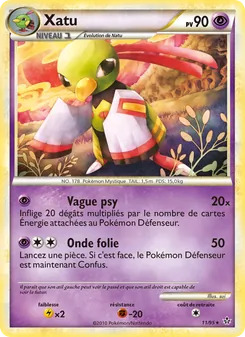 Carte Pokémon Xatu 11 — Déchaînement