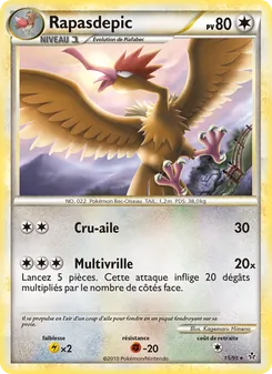 Carte Pokémon Rapasdepic 15 — Déchaînement