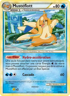 Carte Pokémon Mustéflott 16 — Déchaînement