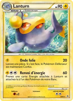 Carte Pokémon Lanturn 18 — Déchaînement
