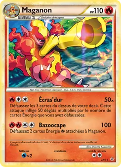 Carte Pokémon Maganon 2 — Déchaînement