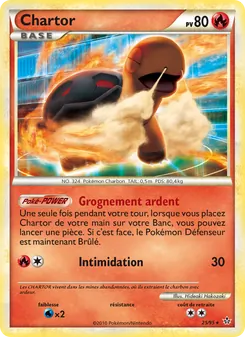 Carte Pokémon Chartor 25 — Déchaînement