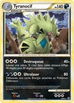 Carte Pokémon Tyranocif 26 — Déchaînement