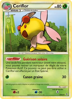 Carte Pokémon Ceriflor 28 — Déchaînement
