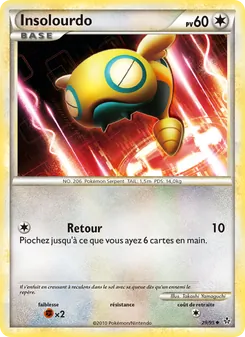 Carte Pokémon Insolourdo 29 — Déchaînement