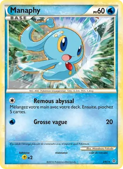 Carte Pokémon Manaphy 3 — Déchaînement
