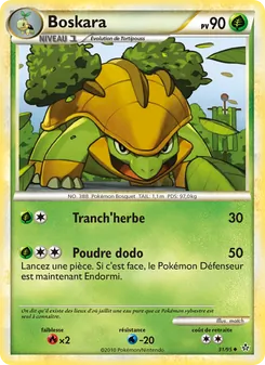 Carte Pokémon Boskara 31 — Déchaînement