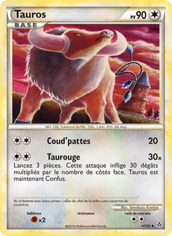 Carte Pokémon Tauros 41 — Déchaînement