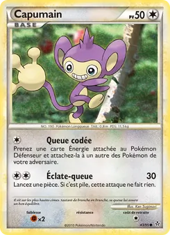 Carte Pokémon Capumain 43 — Déchaînement
