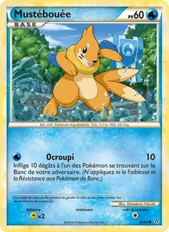 Carte Pokémon Mustébouée 45 — Déchaînement