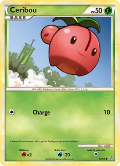 Carte Pokémon Ceribou 47 — Déchaînement