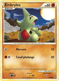 Carte Pokémon Embrylex 51 — Déchaînement
