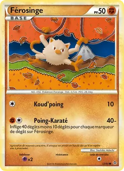 Carte Pokémon Férosinge 53 — Déchaînement