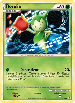Carte Pokémon Roselia 61 — Déchaînement