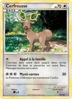 Carte Pokémon Cerfrousse 64 — Déchaînement