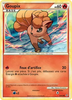 Carte Pokémon Goupix 68 — Déchaînement