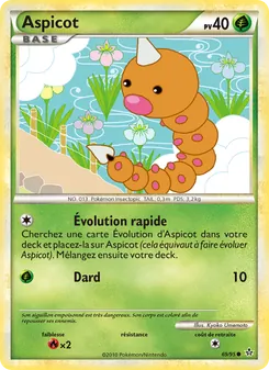 Carte Pokémon Aspicot 69 — Déchaînement