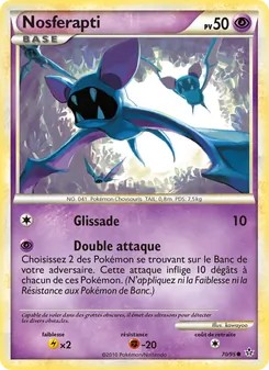 Carte Pokémon Nosferapti 70 — Déchaînement