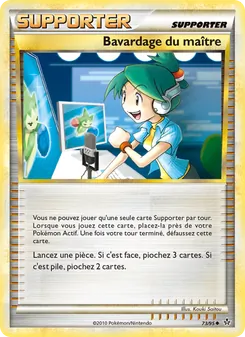 Carte Pokémon Bavardage du maître 73