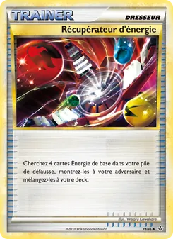 Carte Pokémon Récupérateur d’énergie 74