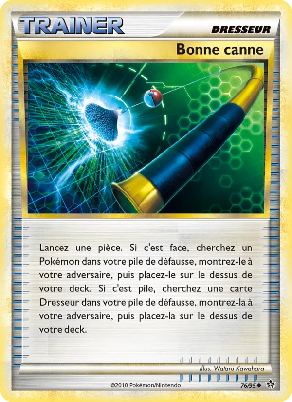 Carte Pokémon Bonne canne 76/95 de l'extension Déchaînement