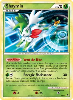 Carte Pokémon Shaymin 8 — Déchaînement